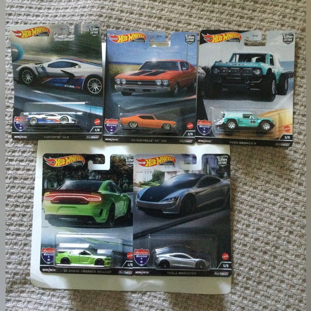Hot Wheels Car Culture American Scene 5 car set